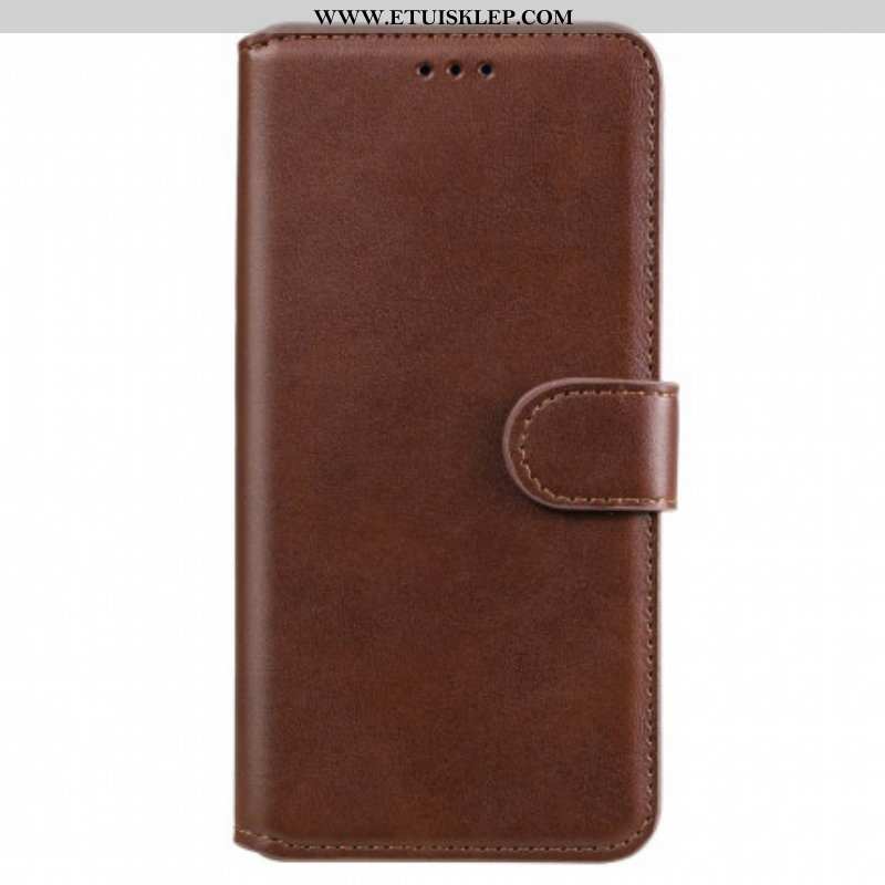 Etui Folio do Oppo Reno 6 5G Jednolity Kolor